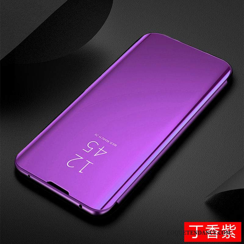 Samsung Galaxy S20 Coque Miroir Housse Violet Difficile Étui En Cuir