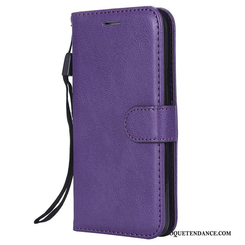 Samsung Galaxy S20 Ultra Coque Protection Fluide Doux Violet Incassable Étui En Cuir