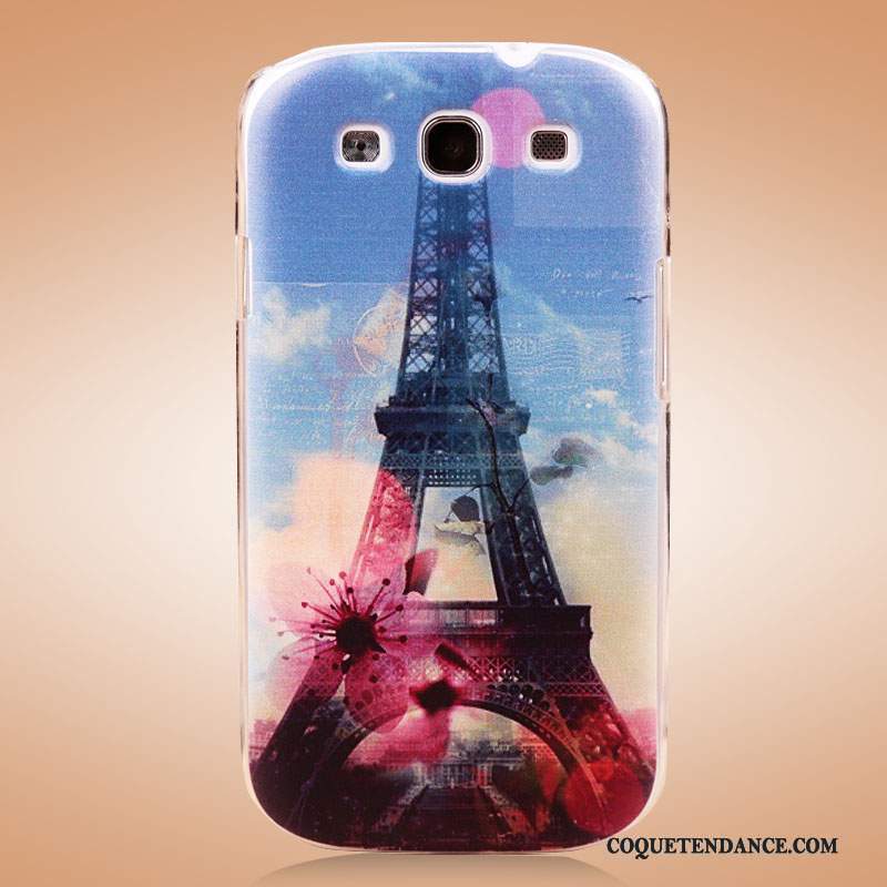 Samsung Galaxy S3 Coque Couvercle Arrière De Téléphone Bleu Dessin Animé Étui