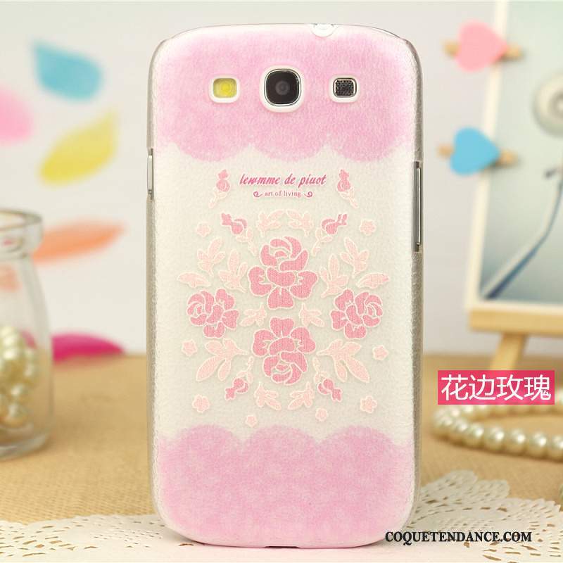 Samsung Galaxy S3 Coque Rose Tendance De Téléphone Dessin Animé