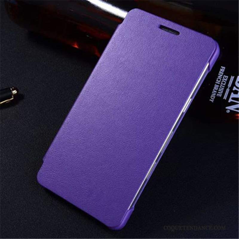 Samsung Galaxy S4 Coque Protection Étui En Cuir Housse Violet