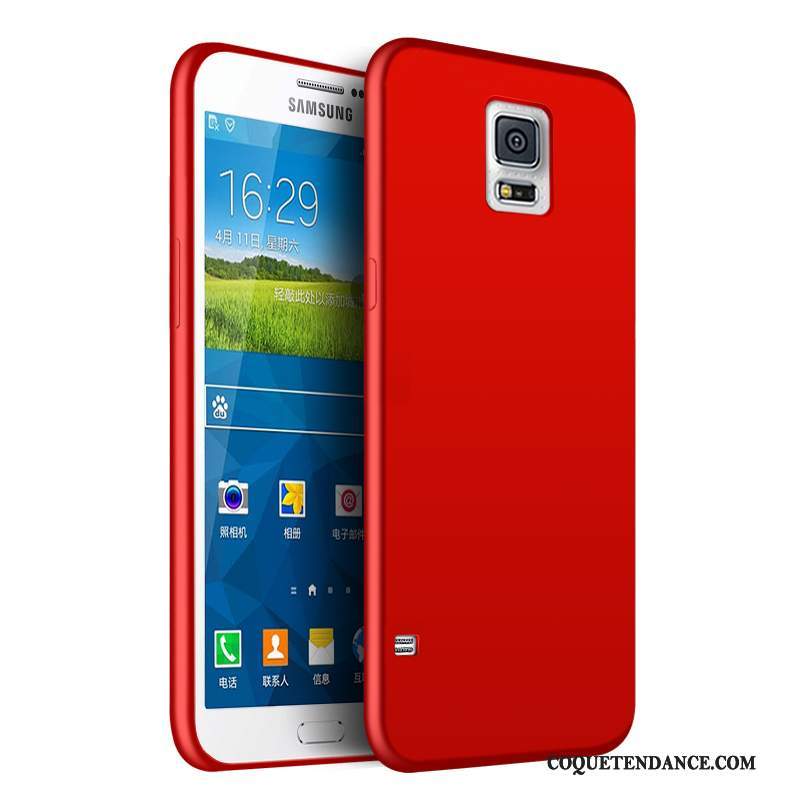 Samsung Galaxy S5 Coque Délavé En Daim Protection Tout Compris Fluide Doux