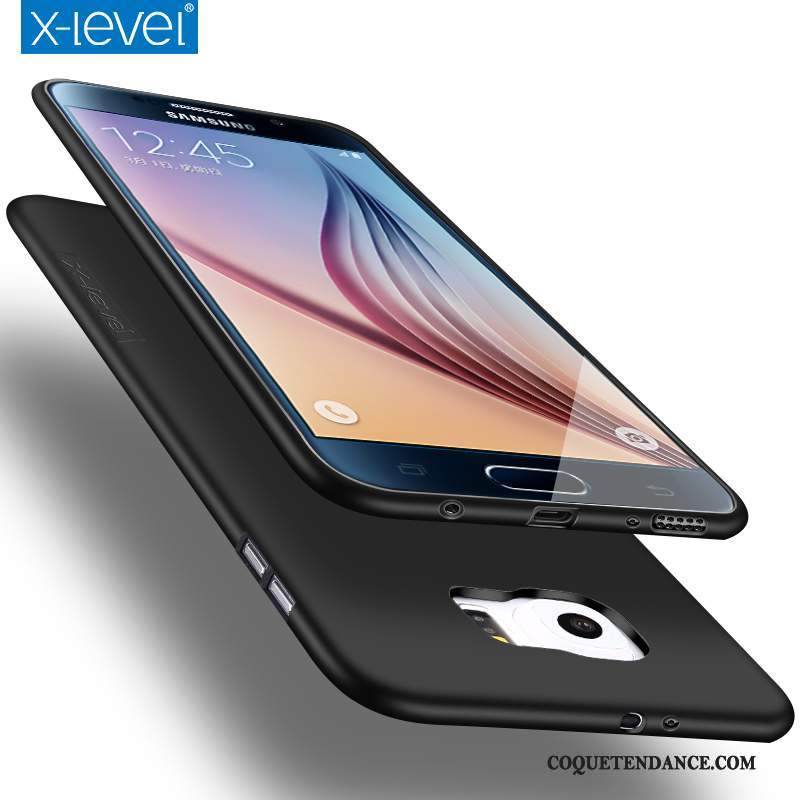 Samsung Galaxy S6 Coque De Téléphone Noir Très Mince Tendance Étui