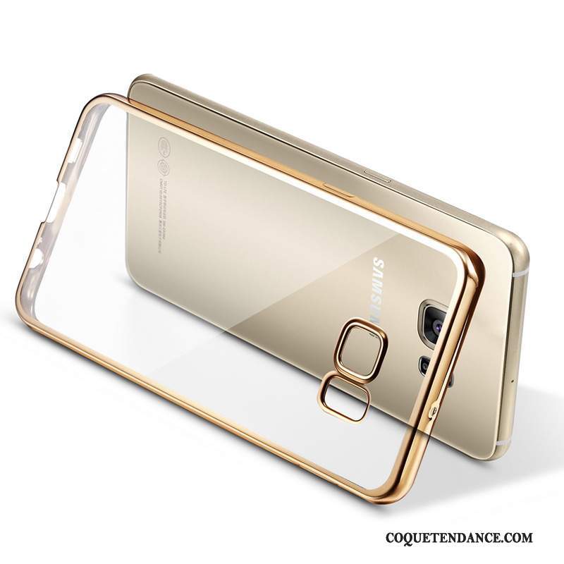 Samsung Galaxy S6 Edge Coque Très Mince Or Silicone De Téléphone Incassable