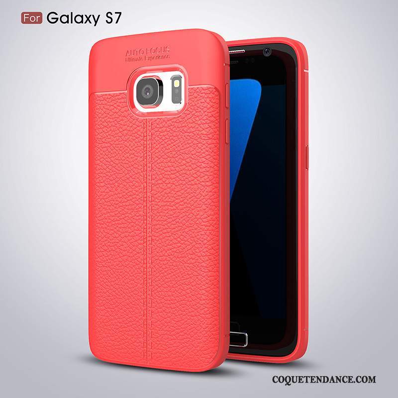 Samsung Galaxy S7 Coque Créatif Incassable Tout Compris Silicone Fluide Doux