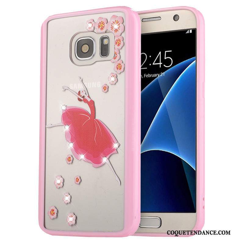 Samsung Galaxy S7 Coque Peinture Silicone De Téléphone Fluide Doux Étui