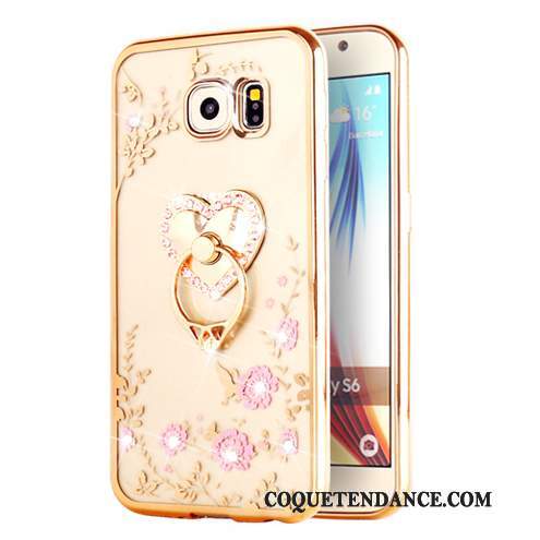 Samsung Galaxy S7 Edge Coque Or Étui Protection Fluide Doux De Téléphone