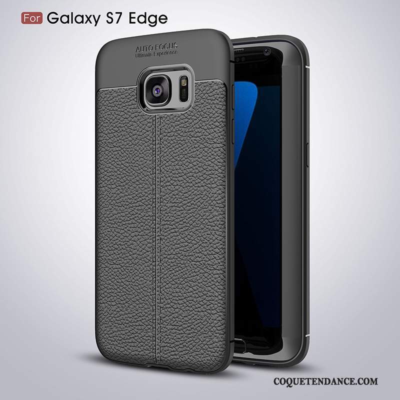 Samsung Galaxy S7 Edge Coque Tout Compris Fluide Doux Personnalité De Téléphone Silicone