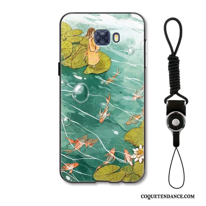 Samsung Galaxy S7 Edge Coque Vert Tendance Étui Squid Protection