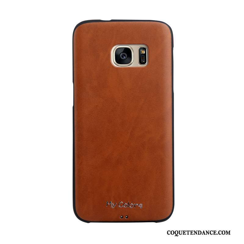 Samsung Galaxy S7 Edge Coque Étui Fluide Doux Similicuir De Téléphone Business