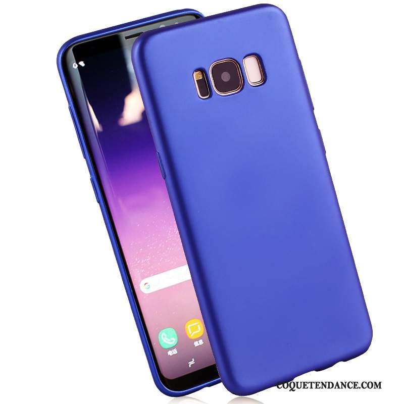 Samsung Galaxy S8 Coque De Téléphone Silicone Protection Incassable Bleu