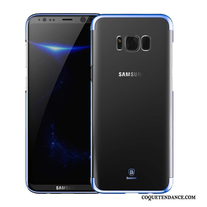 Samsung Galaxy S8 Coque Difficile Personnalité Bleu Placage