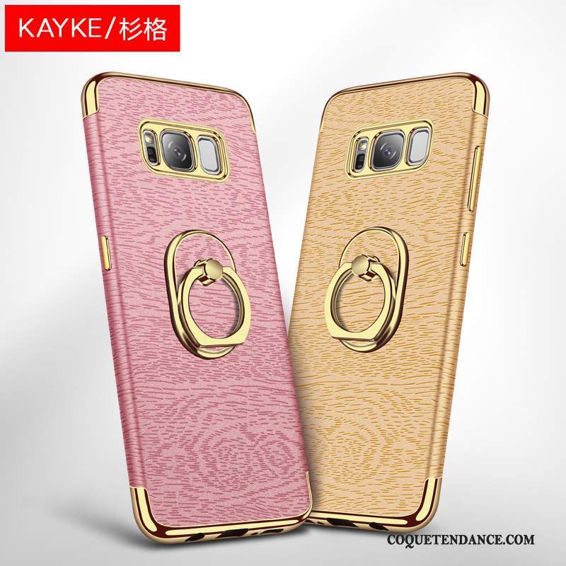 Samsung Galaxy S8 Coque Fluide Doux Incassable Créatif Rose Protection