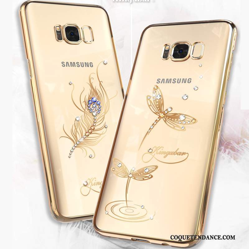 Samsung Galaxy S8+ Coque Luxe Étui Or Incassable Tout Compris