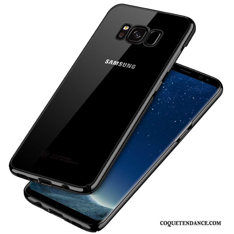 Samsung Galaxy S8 Coque Protection Noir Difficile Tout Compris Transparent