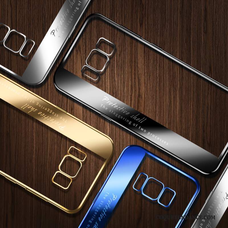 Samsung Galaxy S8 Coque Tendance Protection Transparent Fluide Doux Multicolore