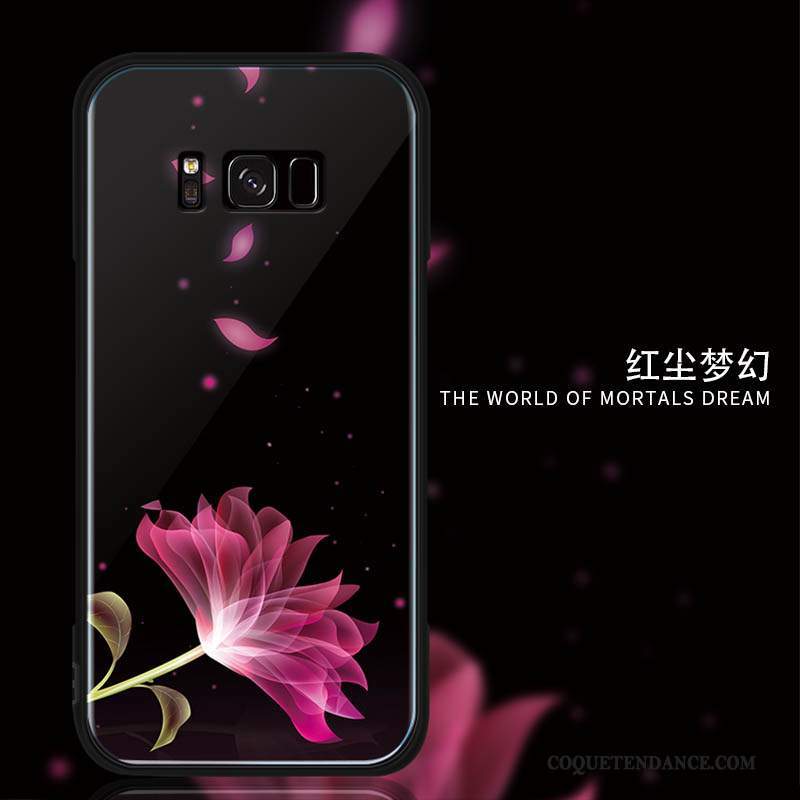 Samsung Galaxy S8 Coque Tout Compris Créatif Rose Verre De Téléphone
