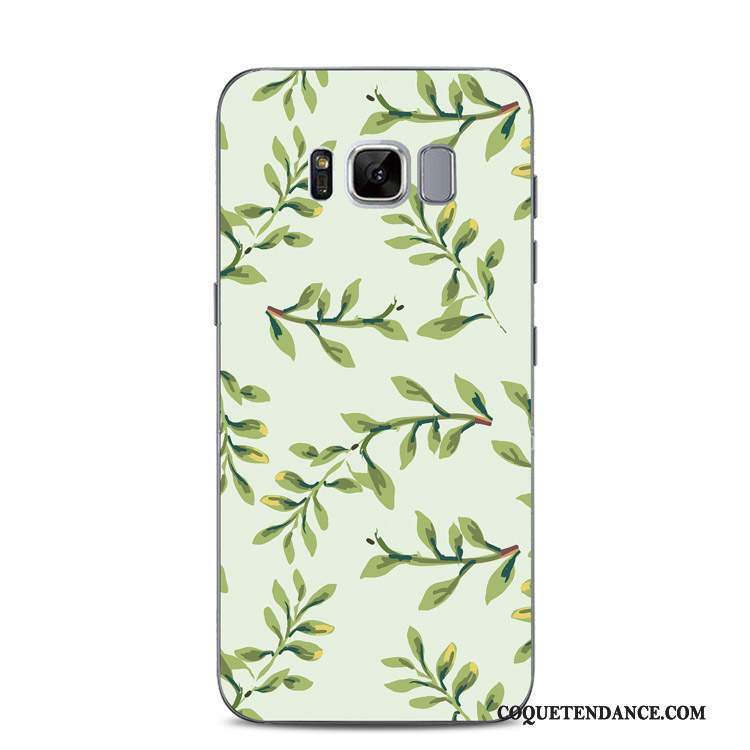 Samsung Galaxy S8+ Coque Vert Clair Silicone De Téléphone Fluide Doux