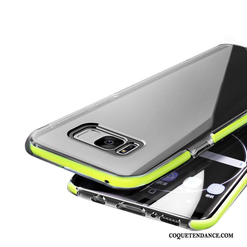 Samsung Galaxy S8 Coque Vert De Téléphone Étui Protection Fluide Doux