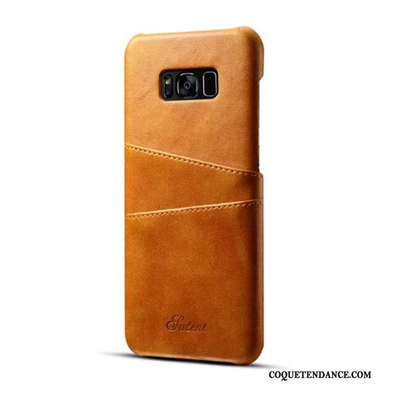 Samsung Galaxy S8 Coque Étui En Cuir Incassable Carte De Téléphone