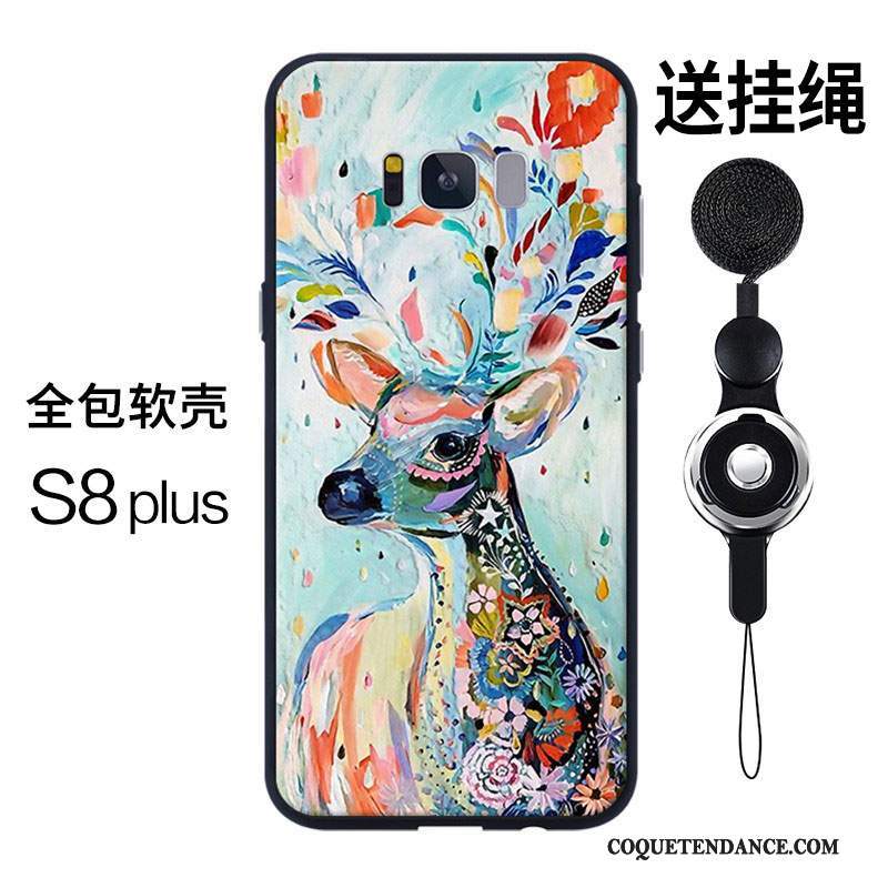 Samsung Galaxy S8+ Coque Étui Tout Compris Multicolore Créatif Silicone