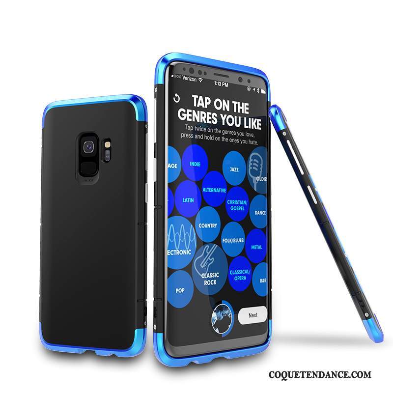 Samsung Galaxy S9 Coque Bleu Marin Créatif Personnalité Étui Incassable