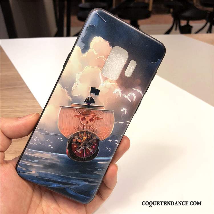 Samsung Galaxy S9+ Coque Charmant Incassable Protection De Téléphone Bleu