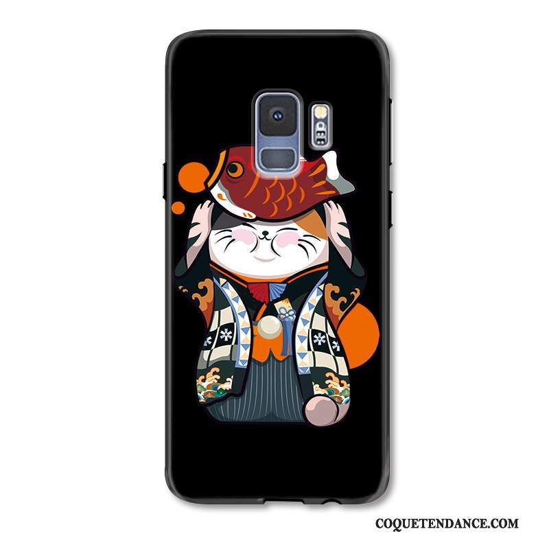 Samsung Galaxy S9 Coque Chat Noir Nouveau Dessin Animé Protection