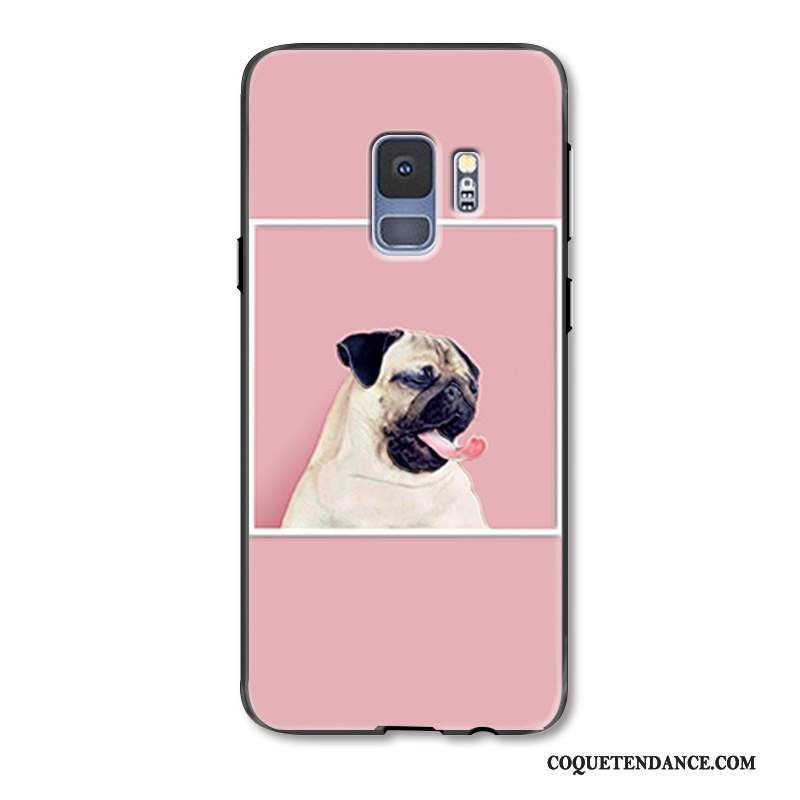 Samsung Galaxy S9+ Coque Chat Peinture Étui Charmant De Téléphone