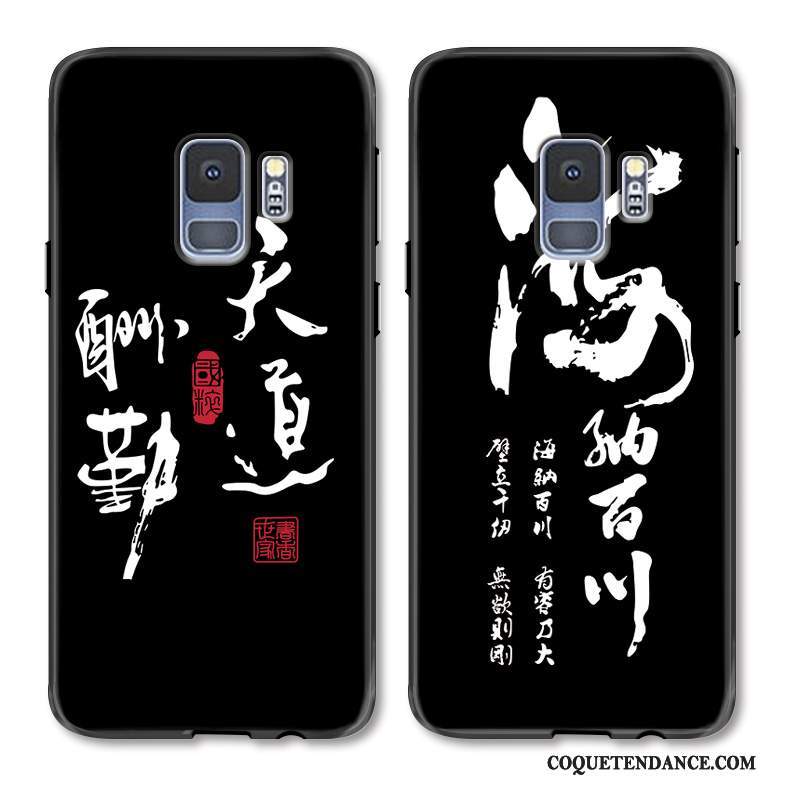 Samsung Galaxy S9+ Coque Créatif Noir De Téléphone Protection Personnalité