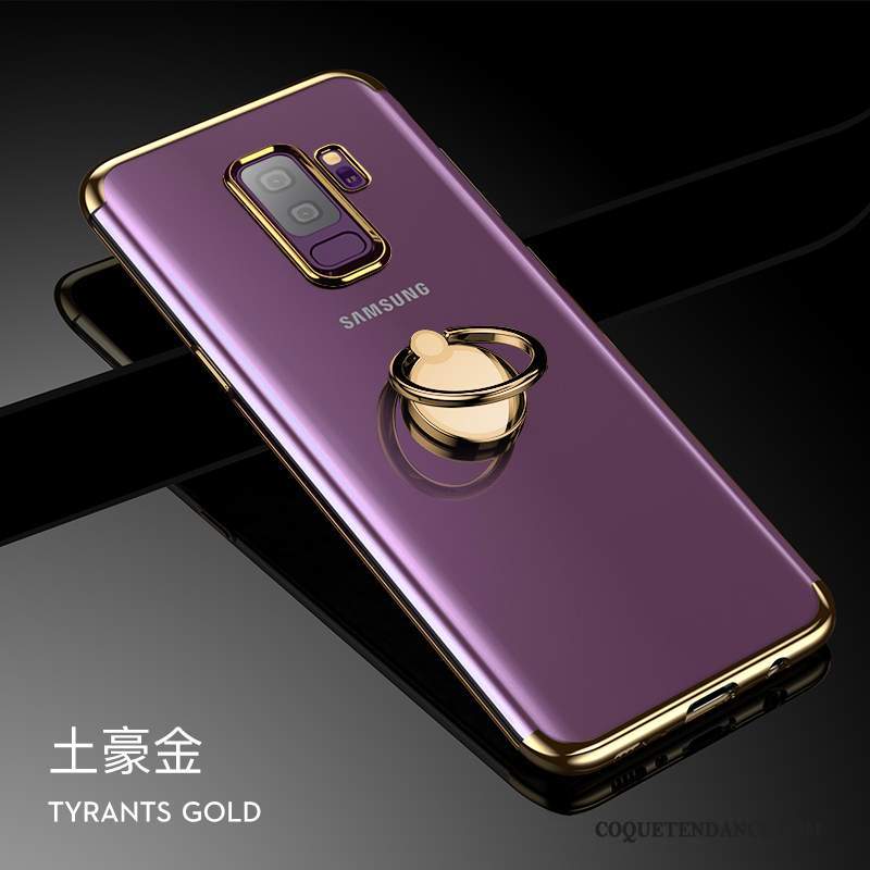 Samsung Galaxy S9+ Coque Créatif Violet De Téléphone Personnalité Silicone