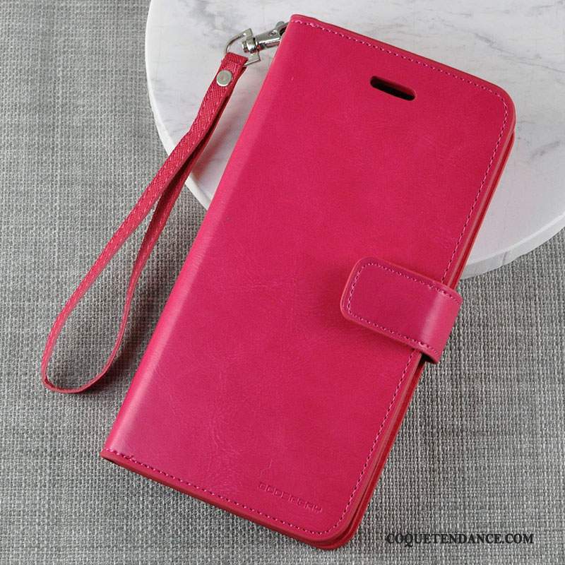 Samsung Galaxy S9+ Coque De Téléphone Rouge Protection Silicone Étui En Cuir