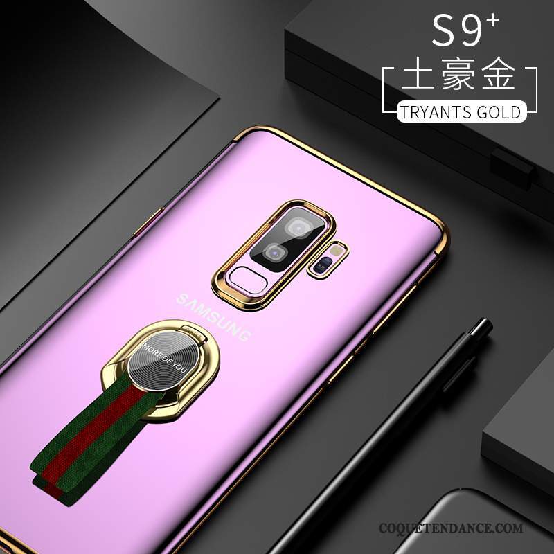 Samsung Galaxy S9+ Coque De Téléphone Tout Compris Transparent Violet Tendance