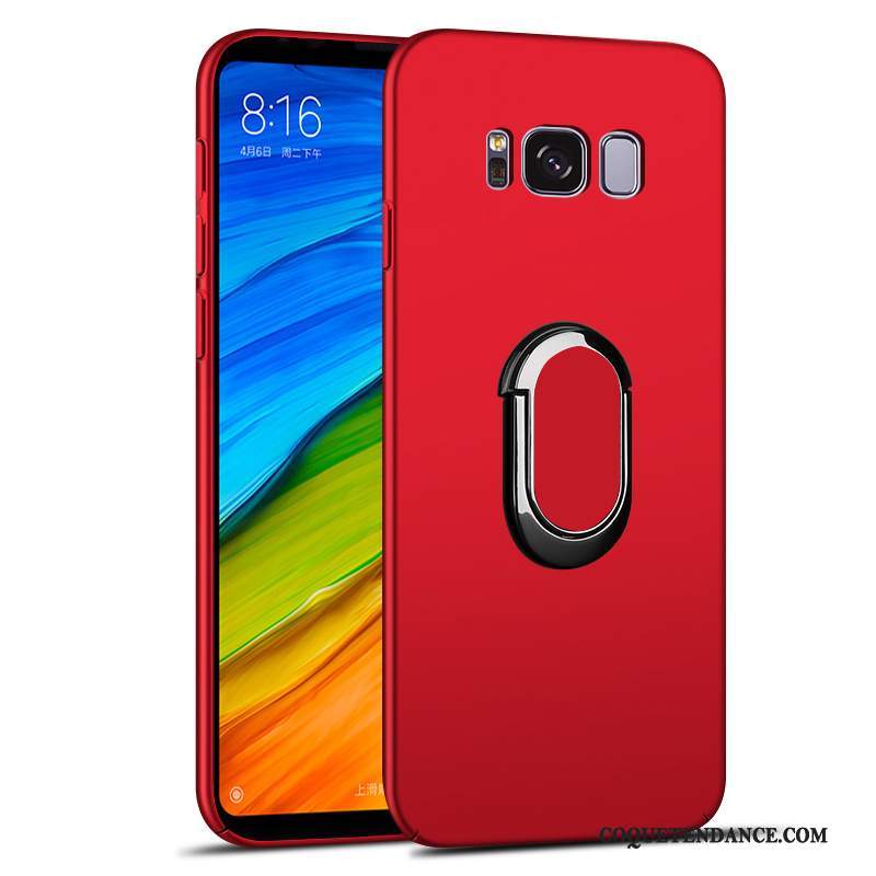 Samsung Galaxy S9+ Coque Incassable Difficile Rouge Coque De Téléphone
