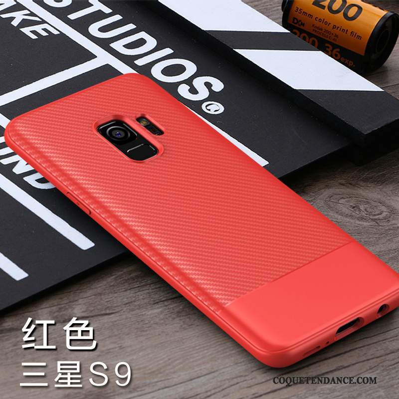 Samsung Galaxy S9 Coque Incassable Délavé En Daim Tout Compris Silicone