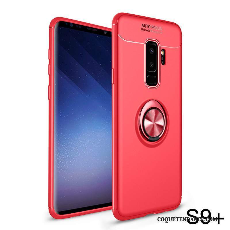 Samsung Galaxy S9+ Coque Protection Créatif Silicone Délavé En Daim Incassable