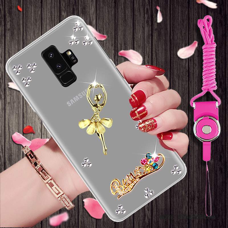 Samsung Galaxy S9+ Coque Strass Personnalité Étui De Téléphone Dessin Animé