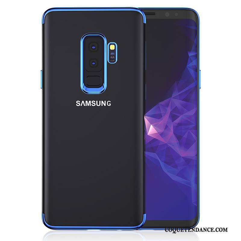 Samsung Galaxy S9 Coque Tendance De Téléphone Transparent Étui Bleu