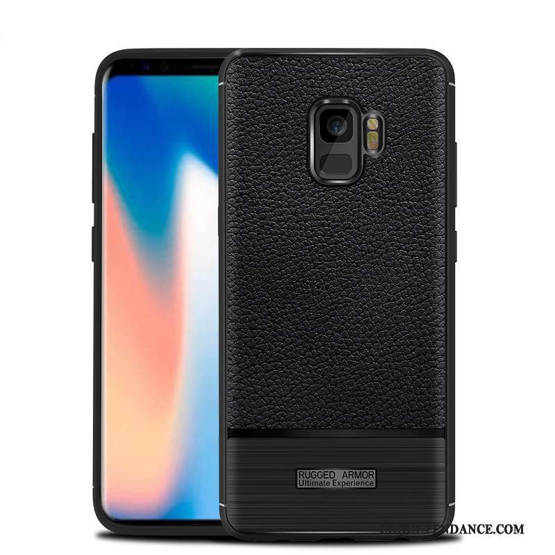 Samsung Galaxy S9 Coque Tout Compris Fluide Doux Protection Noir