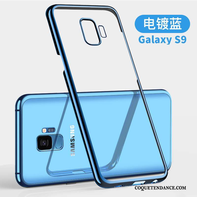 Samsung Galaxy S9 Coque Transparent Protection Bleu Étui De Téléphone