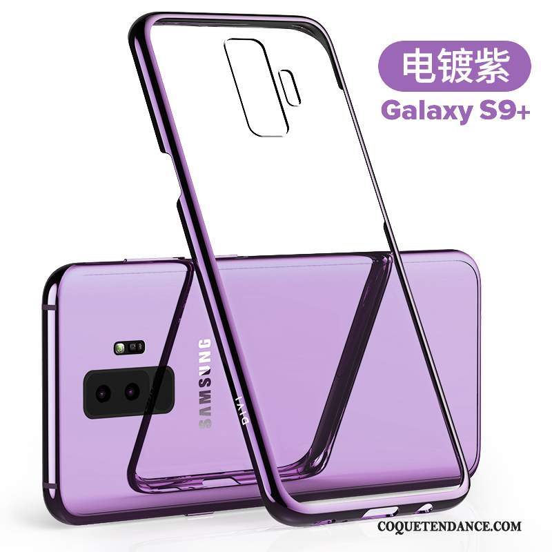 Samsung Galaxy S9+ Coque Étui Protection Silicone De Téléphone Transparent