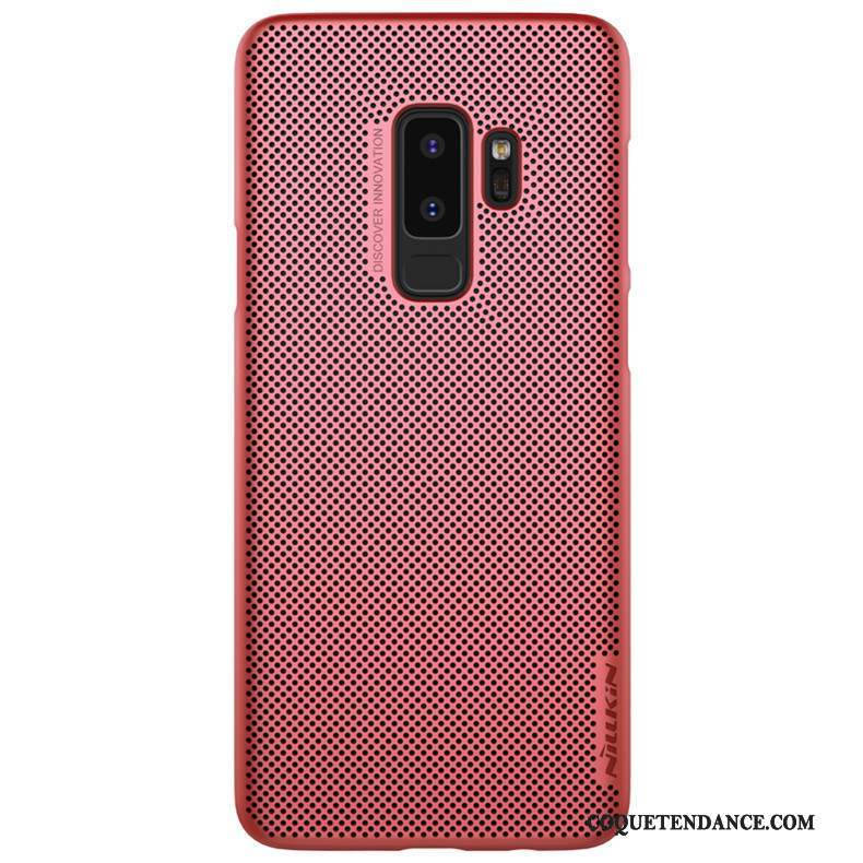 Samsung Galaxy S9+ Coque Étui Refroidissement Protection Rouge