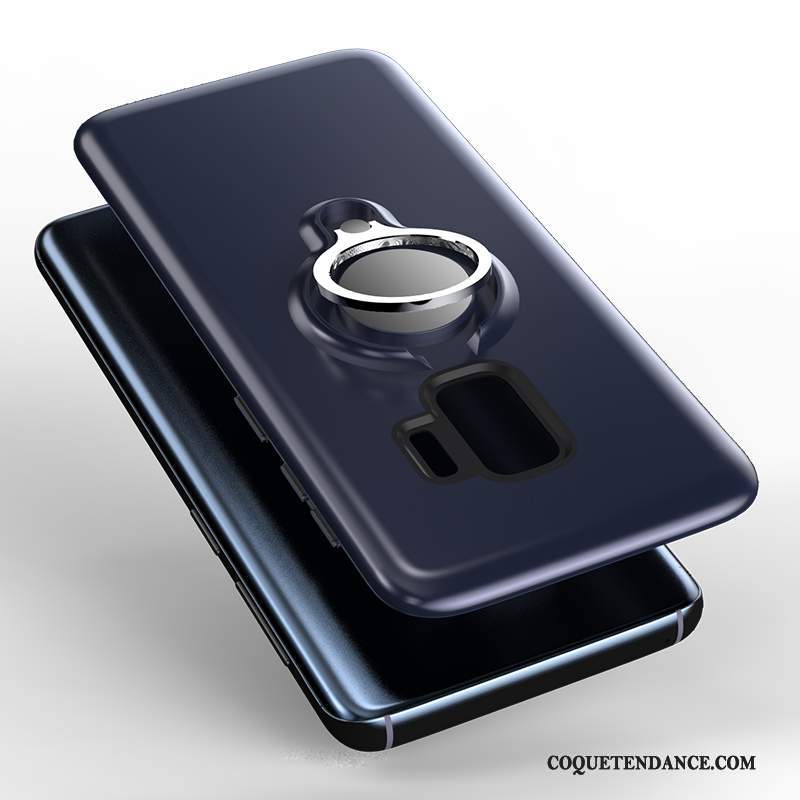 Samsung Galaxy S9+ Coque Étui Support Bleu Créatif Personnalité