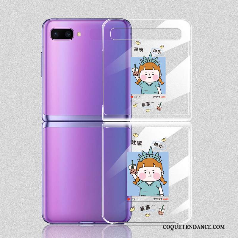 Samsung Z Flip Coque Amoureux Marque De Tendance Plier Dessin Animé Créatif