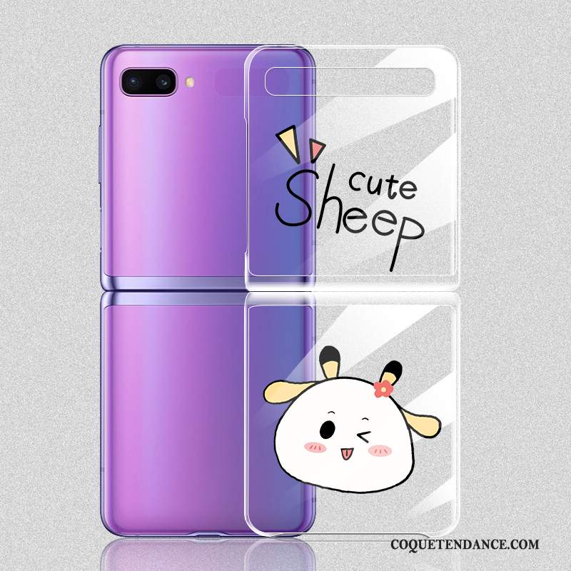 Samsung Z Flip Coque Incassable De Téléphone Transparent Difficile Dessin Animé