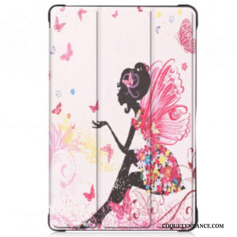 Smart Case Samsung Galaxy Tab A7 (2020) Renforcée Fée Florale