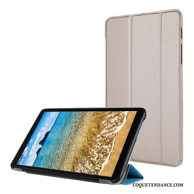 Smart Case Samsung Galaxy Tab A7 Lite Simili Cuir Texture Soie