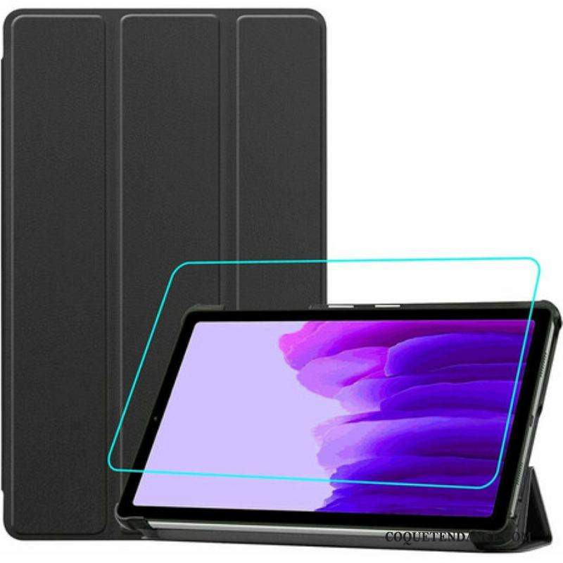 Smart Case Samsung Galaxy Tab A7 Lite Simili Cuir et Protecteur Écran