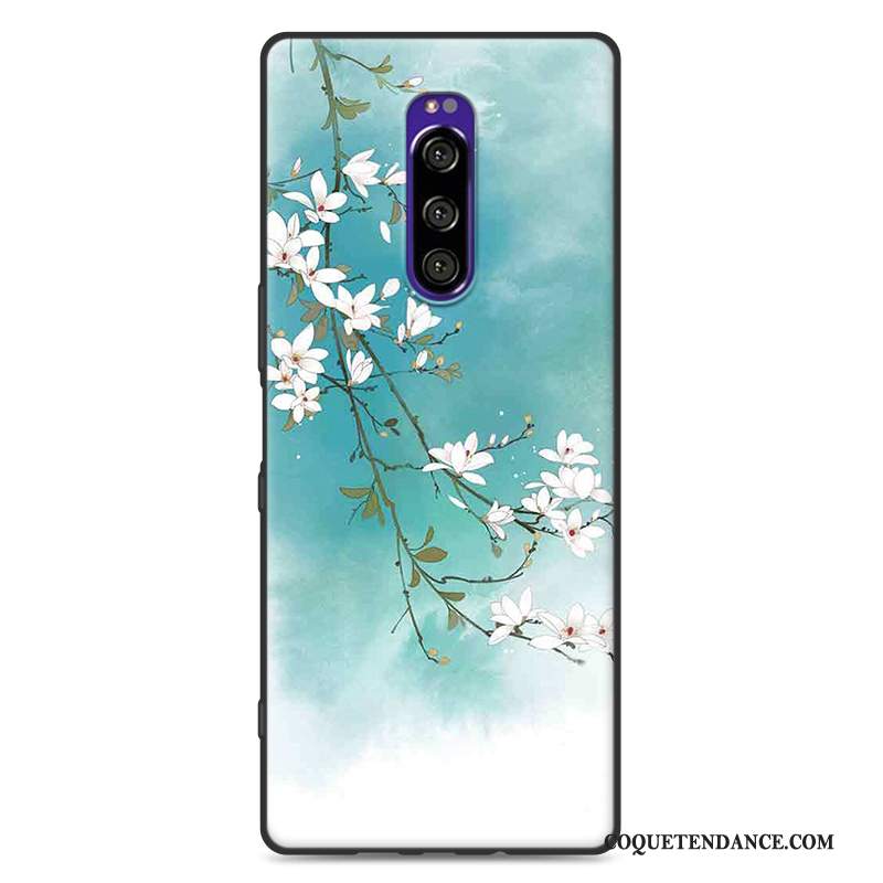 Sony Xperia 1 Coque Nouveau Fluide Doux Étui Ornements Suspendus Vent