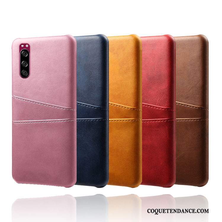 Sony Xperia 5 Coque Protection Cuir Étui De Téléphone Incassable